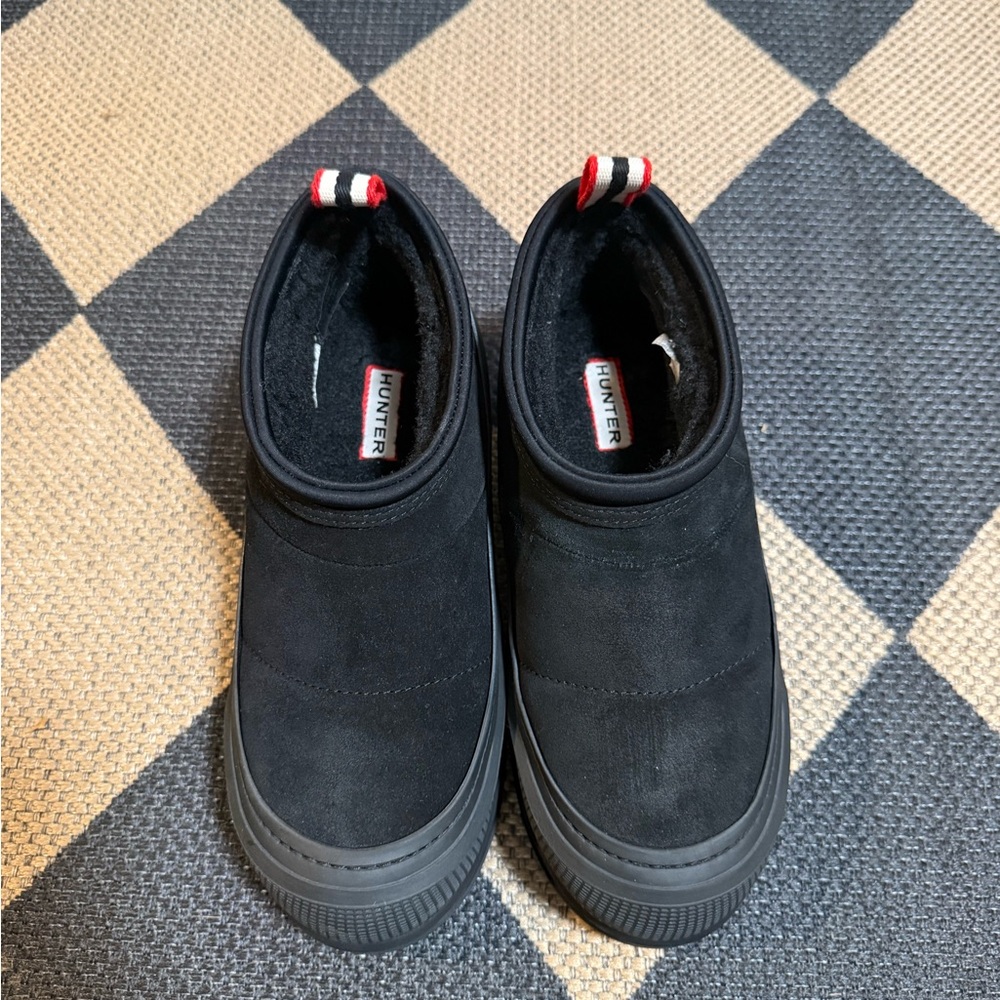 Hunter Women's Black Winter Rain Boots